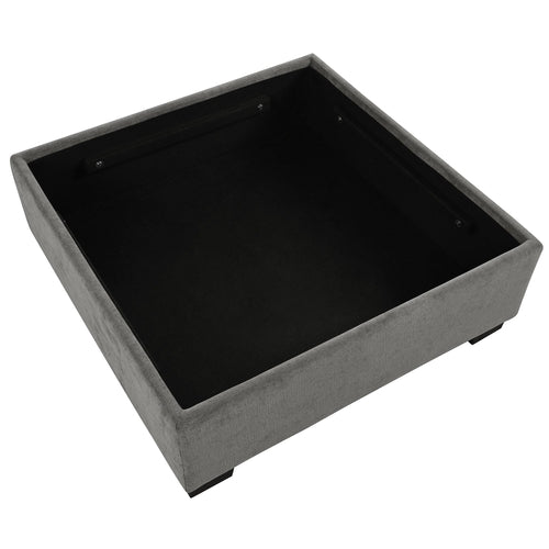 U-shaped Freely Transformable Modular Corner Sofa with Two Ottomans,